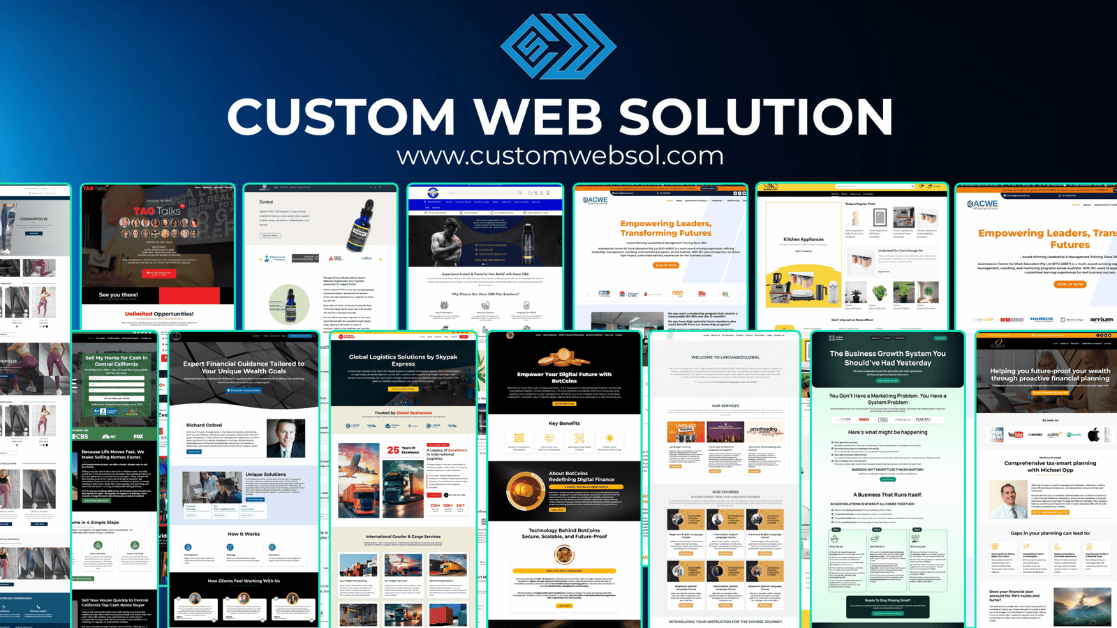 Custom Web Solutions | Professional Website Design & Development Services